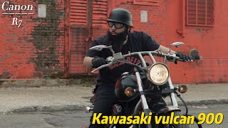 : Kawasaki Vulcan 900 Short Film ( Cinematic ) ( Canon R7) (DJI mini 3 pro)