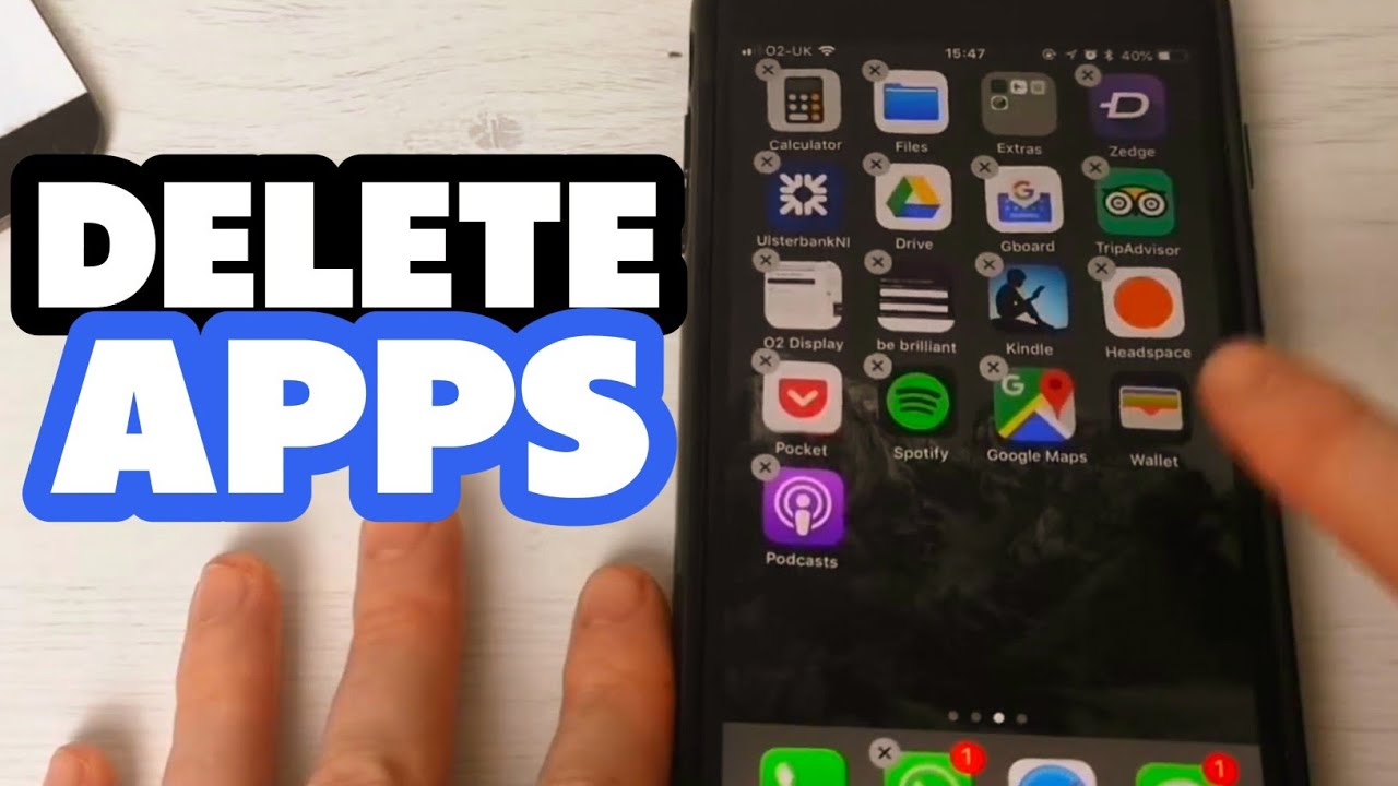 How To Uninstall Apps From iPhone iPad iPod - Beginners Guide to iPhone