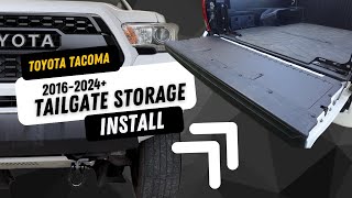 20162023 BPF Toyota Tacoma Tailgate Storage install video