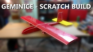 GemiNice Scratch Build (1/3) - Twin motor Depron Plane Heavy Lift FPV Slow Flyer