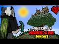 I Survived 500 Days in Hardcore Minecraft (INSANE)