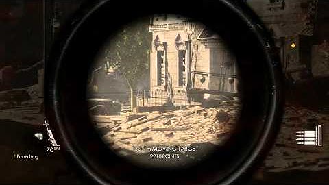 Sniper Elite V2 Demo - Sniper Elite Difficulty - First Encounter