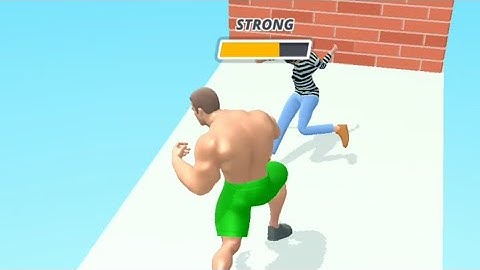 Muscle Rush - Smash Running Game All Levels #1-10 - Android, iOS Gameplay | Kick Tom