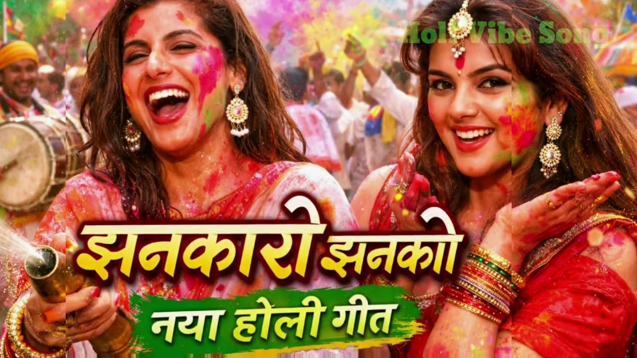 झनकारो झनकारो 🎨 | नया होली गीत 2026 | 90s Bollywood Holi Song | Hindi Holi Song