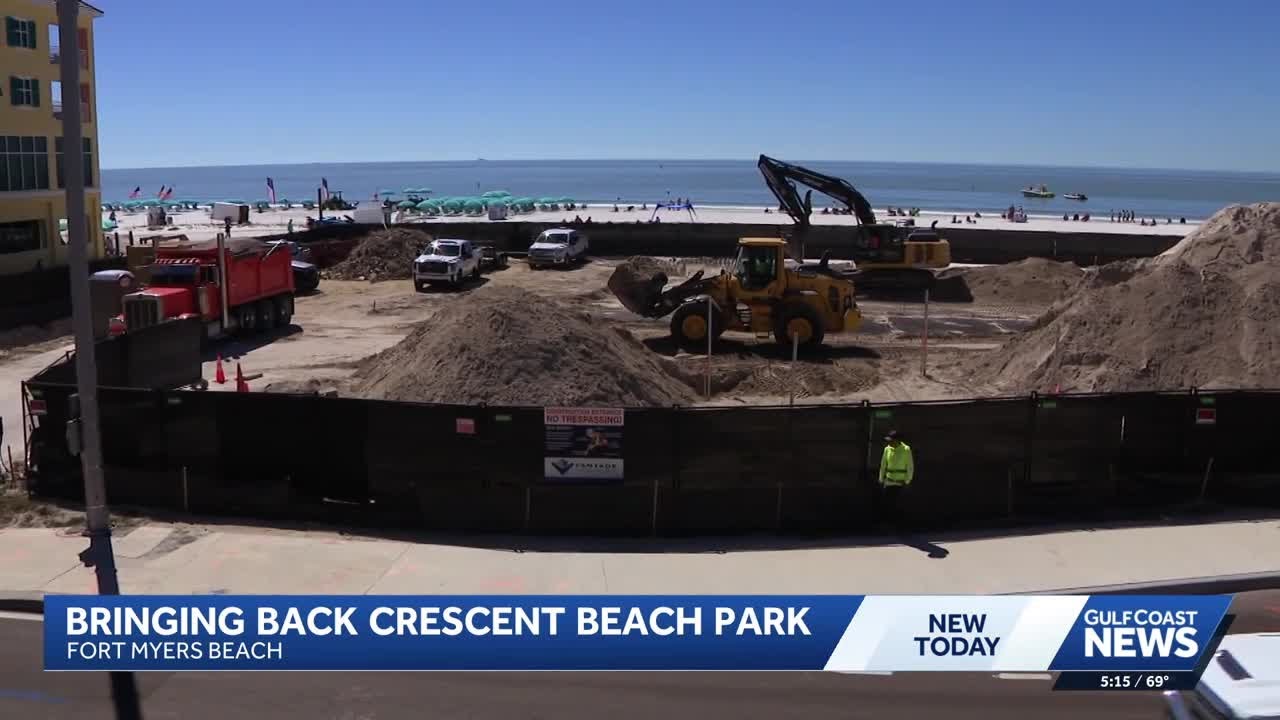 Sand piles and questions: What’s really happening at Crescent Beach Family Park on Fort Myers Beach?