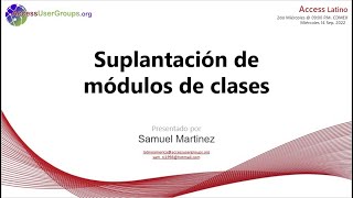 LA: Suplantación de módulos de clase screenshot 1