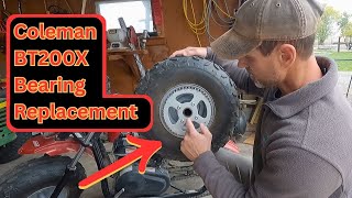 Coleman BT200X Wheel Bearing Replacement