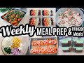 EASY WEEKLY MEAL PREP RECIPES COOK WITH ME LARGE FAMILY MEALS WHATS FOR DINNER MONTHLY FREEZER MEALS
