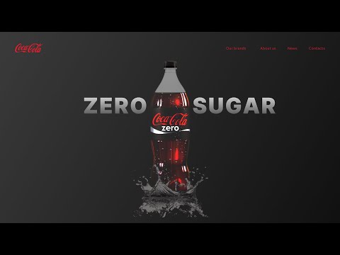 Figma UI Web Design for Coca-Cola Website