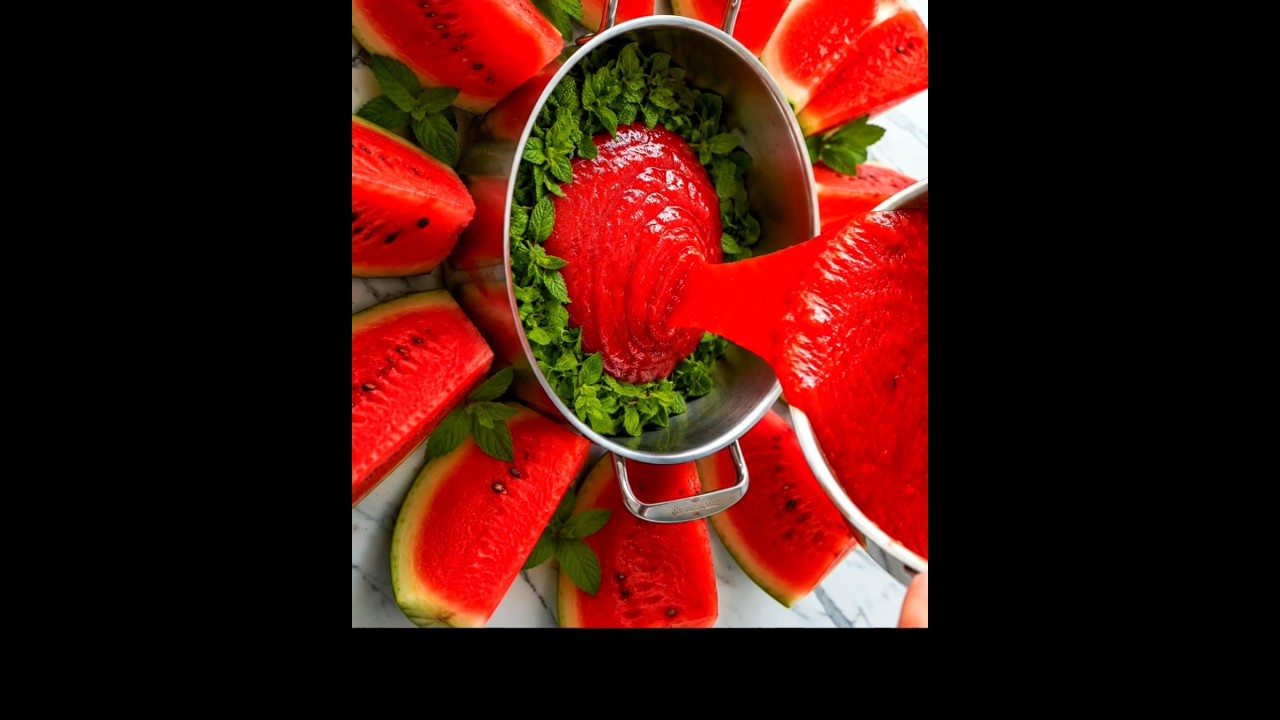 Nefis bir karpuz tarifi / Naneli limonlu yaz tatlısı Nefis bir karpuz tarifi / Naneli limonlu yaz tatlısı