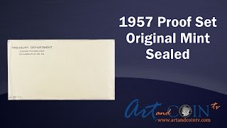 Proof Set 1957 Original Mint Sealed at Art and Coin TV