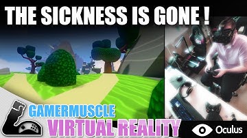 The Steam controller greatly reduces motion sickness in VR !