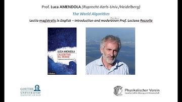 Galileo Galilei Science&Space festival 2023: Prof. Luca Amendola - The World Algorithm (English)