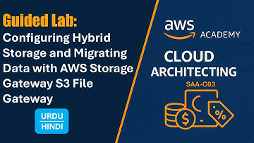 AWS स्टोरेज गेटवे S3 फ़ाइल गेटवे उर्दू के साथ हाइब्रिड स्टोरेज कॉन्फ़िगर करना और डेटा माइग्रेट कर...