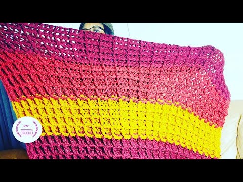 2-Hour Couch Potato Blanket + Video • Oombawka Design Crochet