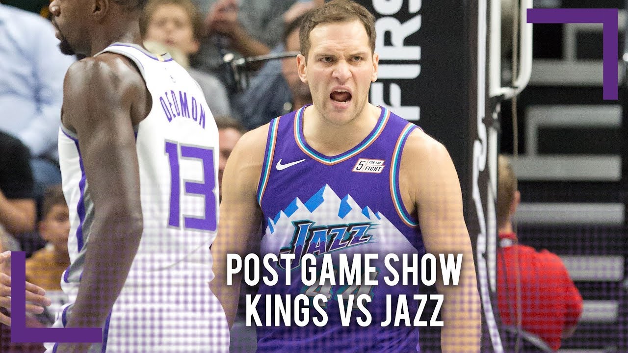 Kings vs Jazz Post Game Show NBA Season Game 3 YouTube
