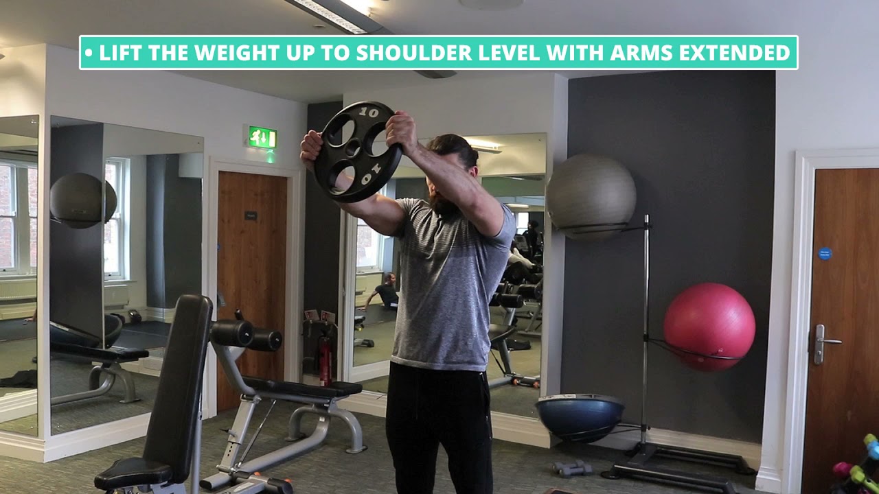 How To Do Front Plate Raise Exercise Demo YouTube