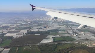 هبوط القطرية في مطار ازمير الدولي - تركيا