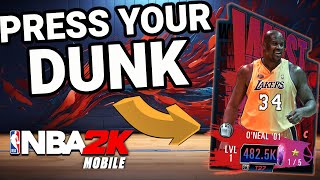 PRESS YOUR DUNK Pack Opening For BEST OF THE WEST SHAQ | NBA 2K Mobile