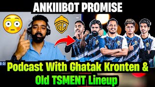 AnkiiiBOT React on Podcast With Ghatak & Kronten 🤩 Sad For GodL New Jersey 😅 Bgis | Bgmi
