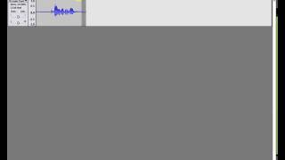 Audacity - Correcting Mistakes