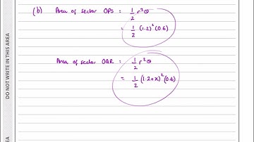 IAL, Edexcel, Oct 2023, P1, Q9, Radians, Arc Length, Areas of Sectors, Nick Peters, WMA11/01