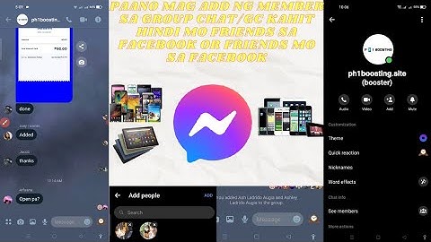 HOW TO ADD MEMBER IN GROUP CHAT/GC FRIEND OR NON FRIENDS ON FACEBOOK FROM MESSENGER