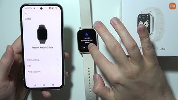 Redmi Watch 5 Lite: How to Connect with Phone (Android)
