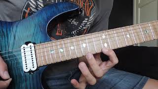 Cowboys From Hell (Pantera) Guitar Solo TUTORIAL By César Ambrosini