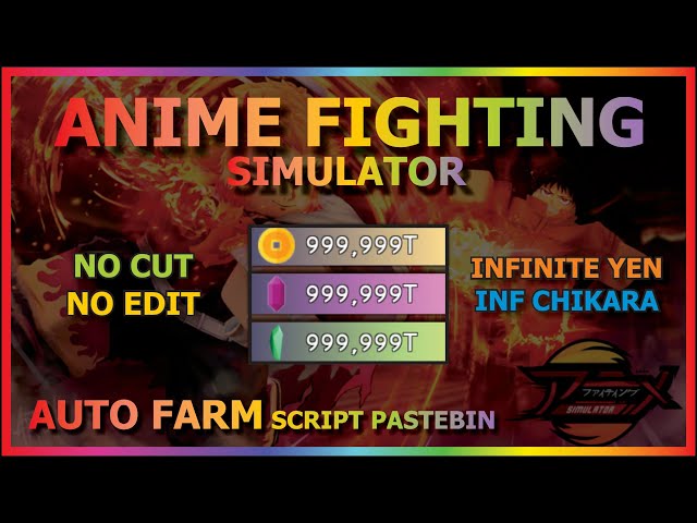 BEST SCRIPT [CODE] Anime Fighters Simulator AUTO FARM ++AutoTime trial MANY  FEATURE
