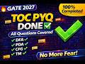TOC PYQ Completed ✅ | Theory of Computation GATE PYQs | GATE 2027