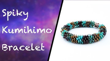 Spiky Kumihimo Bracelet