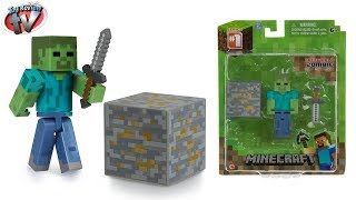 Minecraft Zombie Papercraft Single Piece Jazwares - ToyWiz