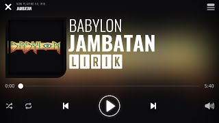 Babylon - Jambatan [Lirik]