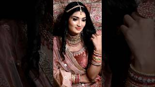 bride lehenga makeup makeupartist muasofiya shortvideo video makeuptutorial transformation