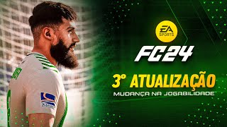 3° ATUALIZAÇÃO DO EA FC 24 CHEGOU CORRIGINDO A MARCAÇÃO DOS ZAGUEIROS ? VEJA AS MUDANÇAS 