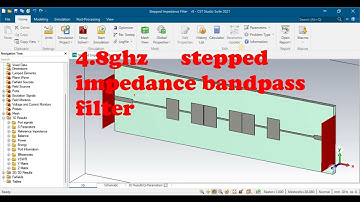 five pole stepped impedance  bandpass filter design results optimization ansys HFSS electronics