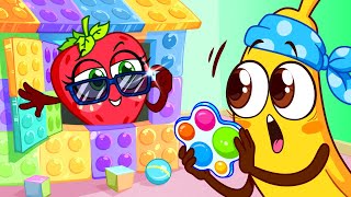 🌈🍐The Coolest Pop It Challenge & Simple Dimple🌈🍓|Nursery Rhymes And Kids Songs by Little Baby PEARS