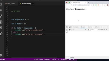 if/else in javascript (parte 10)