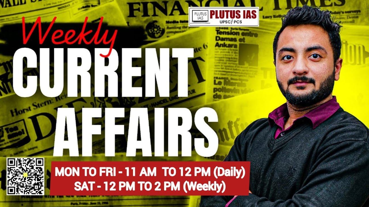 🔴 Weekly Current Affair For UPSC | 04th Jan 2025 Live | Mohit Sir # ...