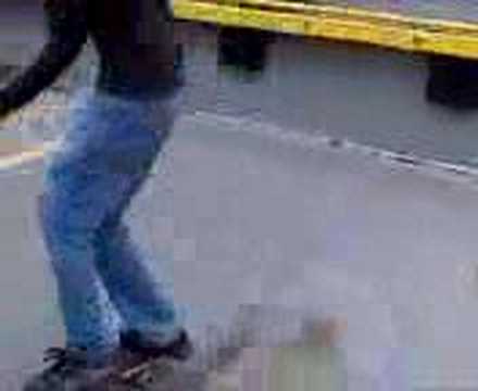 pop shuvit a loading dock over rail