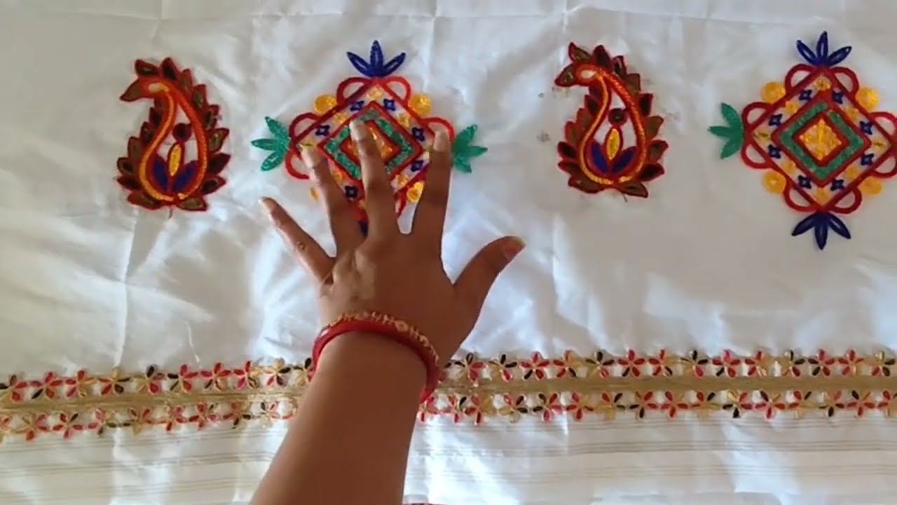 দুপাত্তা ৰ পৰা কেনেকৈ দুযোৰ ধুনিয়া designer মেখেলা চাদৰ বনাব পাৰি. applied work