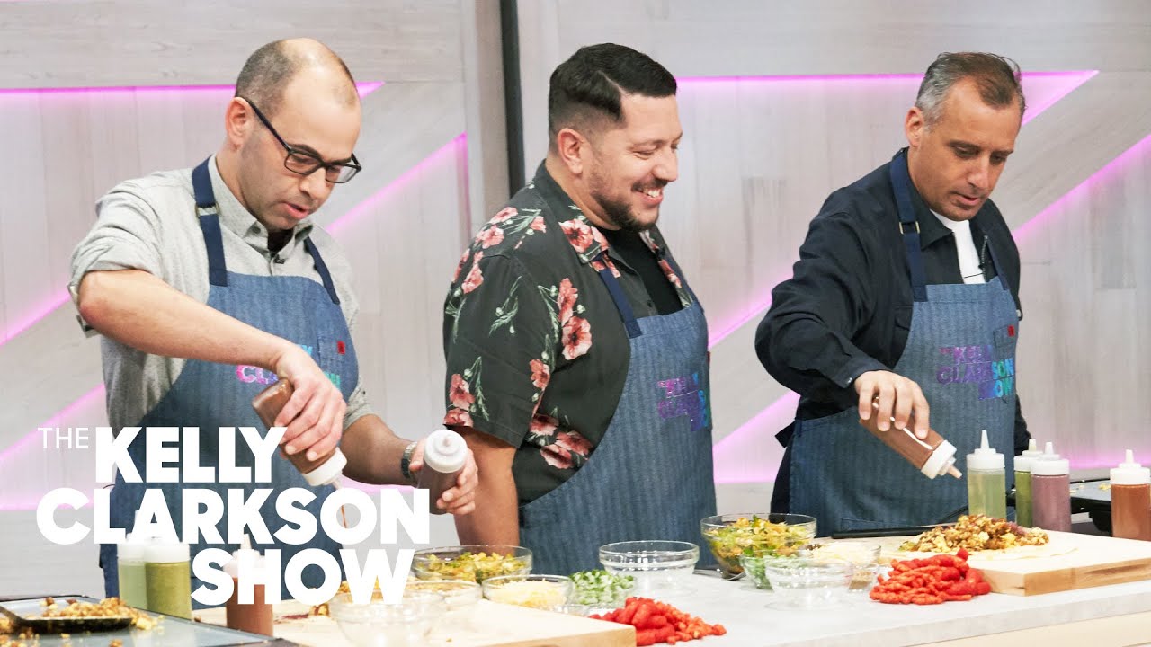 Making Hot Cheetos & Spicy Pork Burritos With Chef Roy Choi, Lauren Graham & Impractical Jokers Cast