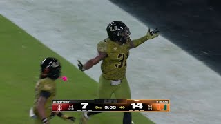 #9 Miami vs Stanford Highlights | Week 9 | 2025 College Football Highlights