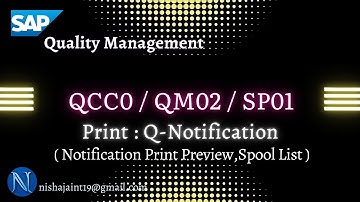 Print : Quality Notification Details | SAP S/4HANA Quality Management (QM)