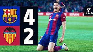 FC BARCELONA 4 vs 2 VALENCIA | LALIGA 2023/24 MD33 image