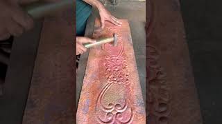 #coppercraft #copper #fyb #fybaf #fybcomsem1 #fypシ゚viral #fybe #workinprogress #copperplatescript