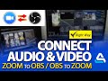 Cara Benar! Menghubungkan OBS ke ZOOM/ZOOM ke OBS - Audio & Video