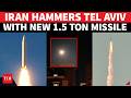 HELLSCAPE TEL AVIV Iranian Missile Attack QUAKES Central Israel Millions Flee Bedrooms Amid Sirens 