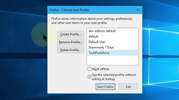 How to Create a new Firefox profile on Windows